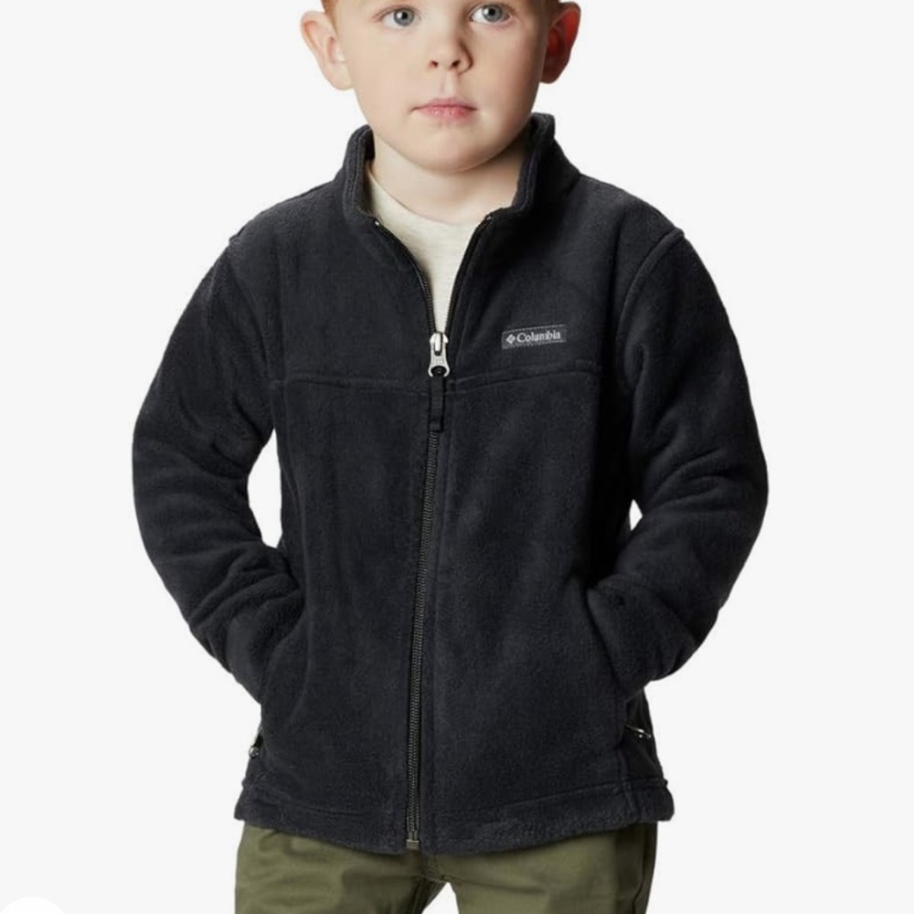 Columbia steens mountain fleece zip up jacket 18-24m black